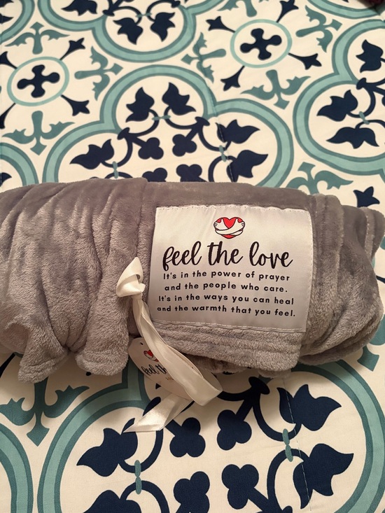 Other - Get Well Soon Plush Throw Blanket - Gray